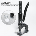 ZONESUN Portable Hydraulic punching machine punch round hole for steel metal 25mm round hole digger opener perforator punch tool