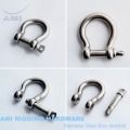 6mm Bow Shackle With Screw Pin Stainless Steel 316 Marine Boat Rigging Hardware