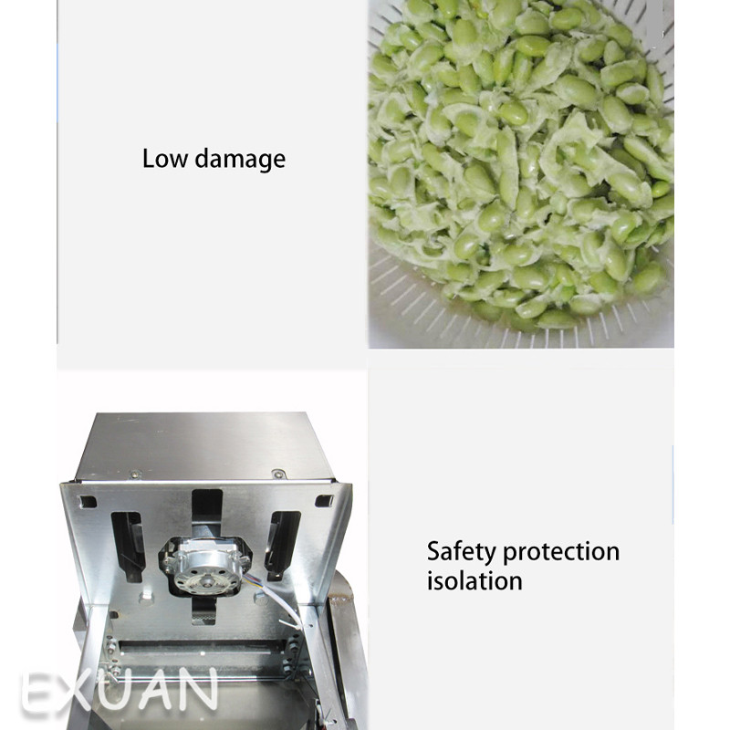 Edamame peeling machine / Fresh edamame peeling machine / Peeling machine / Home small automatic peas and broad beans