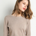 New Women Sweater Autumn Winter Clothes Solid Round Neck Sweater Jumper Long-sleeved Knitted Pullovers Shirt Female Tops