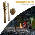 Outdoor Fire Starter Bow Drill Tools Expansion Training Emergency Gear Friction Camping Equipment Development Training Props