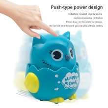 Press Mechanical Sliding Toy Type Owl Classic Wind Up Toys Inertial Car Matching For Children's Return Inertial Toys Kids Gifts
