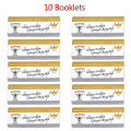 10 booklets white