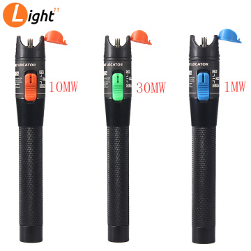 Ceramic sleeve30mw/20mw/10mw/1mw Visual Fault Locator Fiber Optic VFL Tester Detector Pen For SC/ST/FC Connector