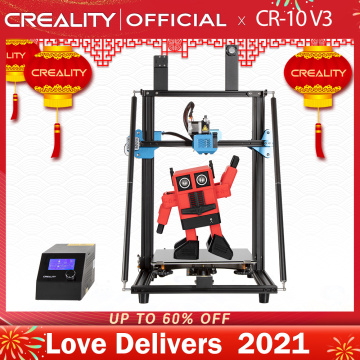 CREALITY 3D CR-10 V3 Printer Size 300*300*400mm,TMC2208 Silent Mainboard Resume Printing,BL touch Optional(Not pre-installed)