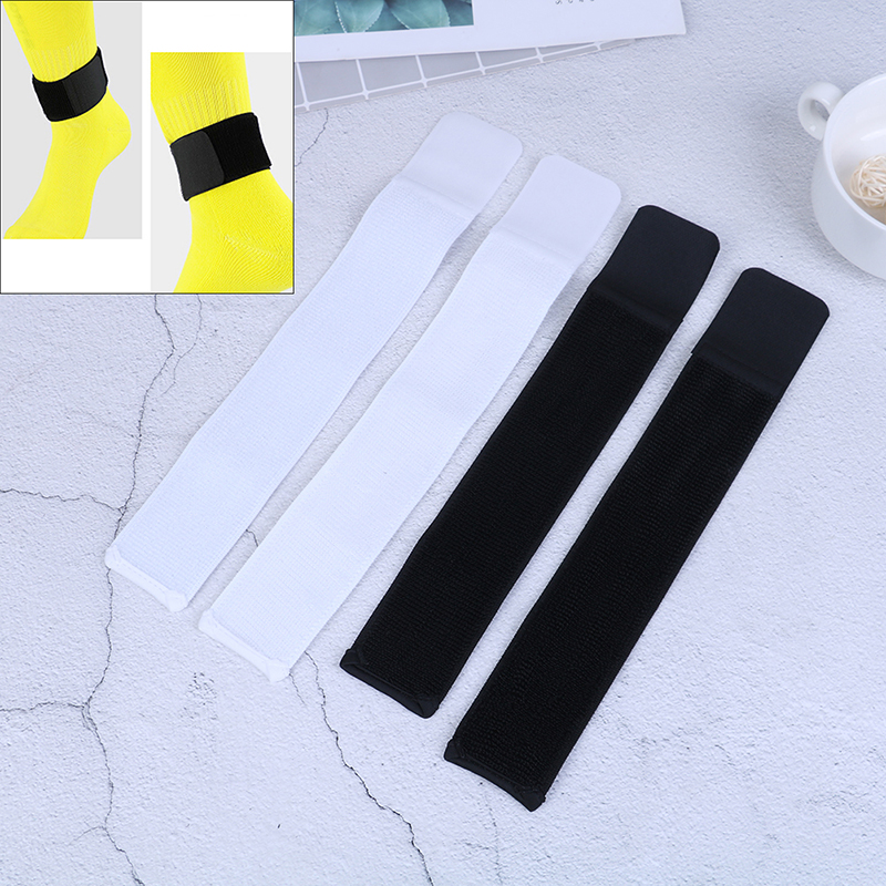 1Pair Soccer Shin Guard Stay Fixed Bandage Tape Shin Pads Prevent Drop Off Adjustable Elastic Sports Bandage Sport Fixing Belt