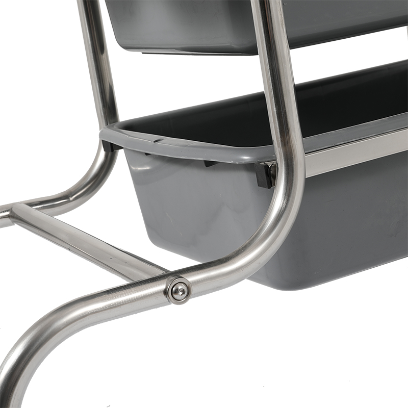 stainless steel collection cart