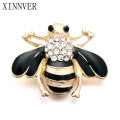 10Pcs/lot DIY Big Style 18mm bee Snap Buttons Interchangeable Jewelry Accessory Charm Snap Jewelry For Bracelet