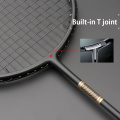 Professional 5U 75G Full Carbon Fiber Strung Badminton Rakcet Light Weight Racquet Padel Speed Rackets Sports Adult With Bags