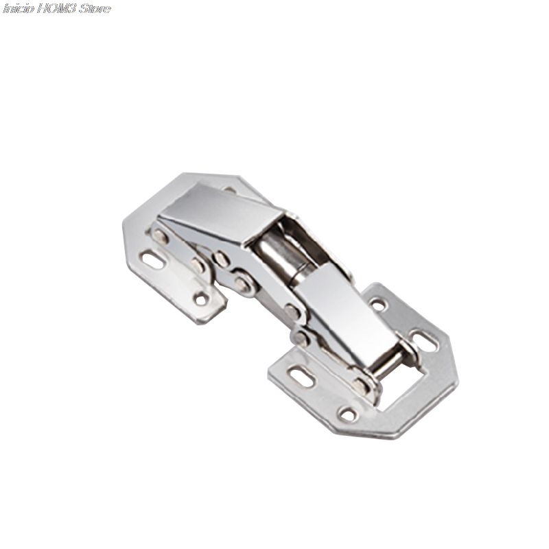 90 Degree 3 Inch Cabinet Hinges No-Drilling Hole Bridge Shaped Spring Door Hinge For Cupboard Furniture Hardware With Screws