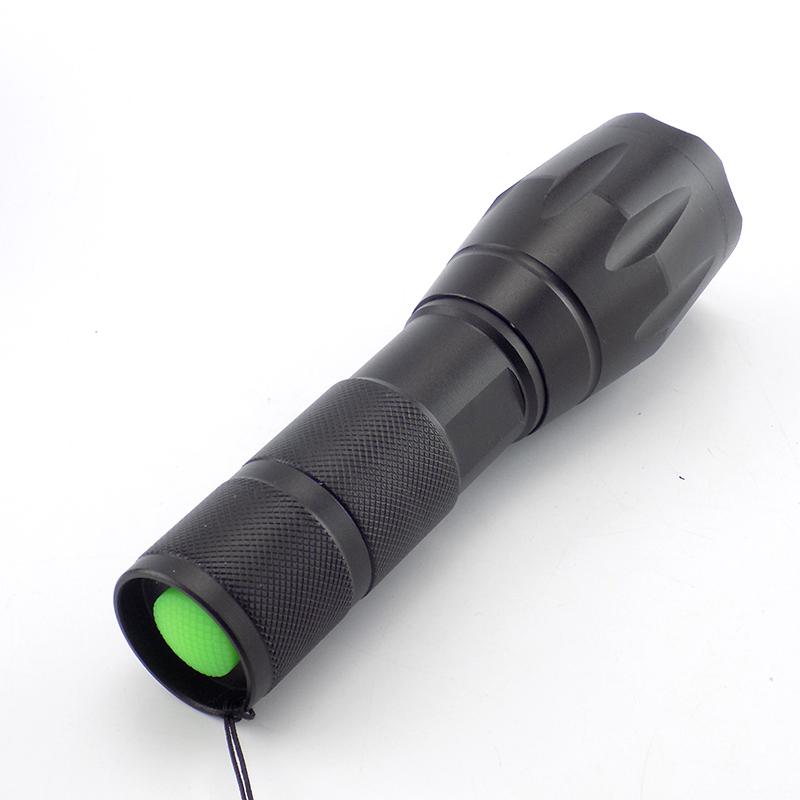365nm 395nm high power UV Led Flashilight zoom Fluorescent Blacklight Ultraviolet 18650 flash Lamp light Torches for detection