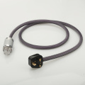 HIFI UK Power Cable UK Mains Lead Power Cord Hifi Audio AC Power Cable For AMP CD player Audio Visual & Hi-Fi Equipment