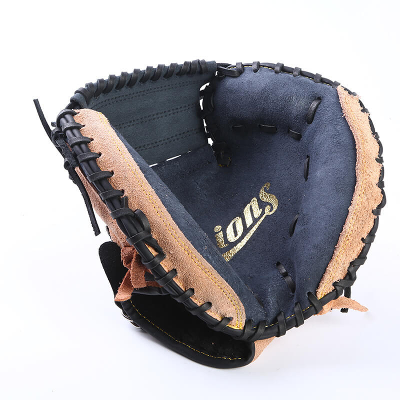 12.5" Pro Full Cow Leather Baseball Softball Gloves Catcher Home Run Infield Pitcher Glove Left Hand