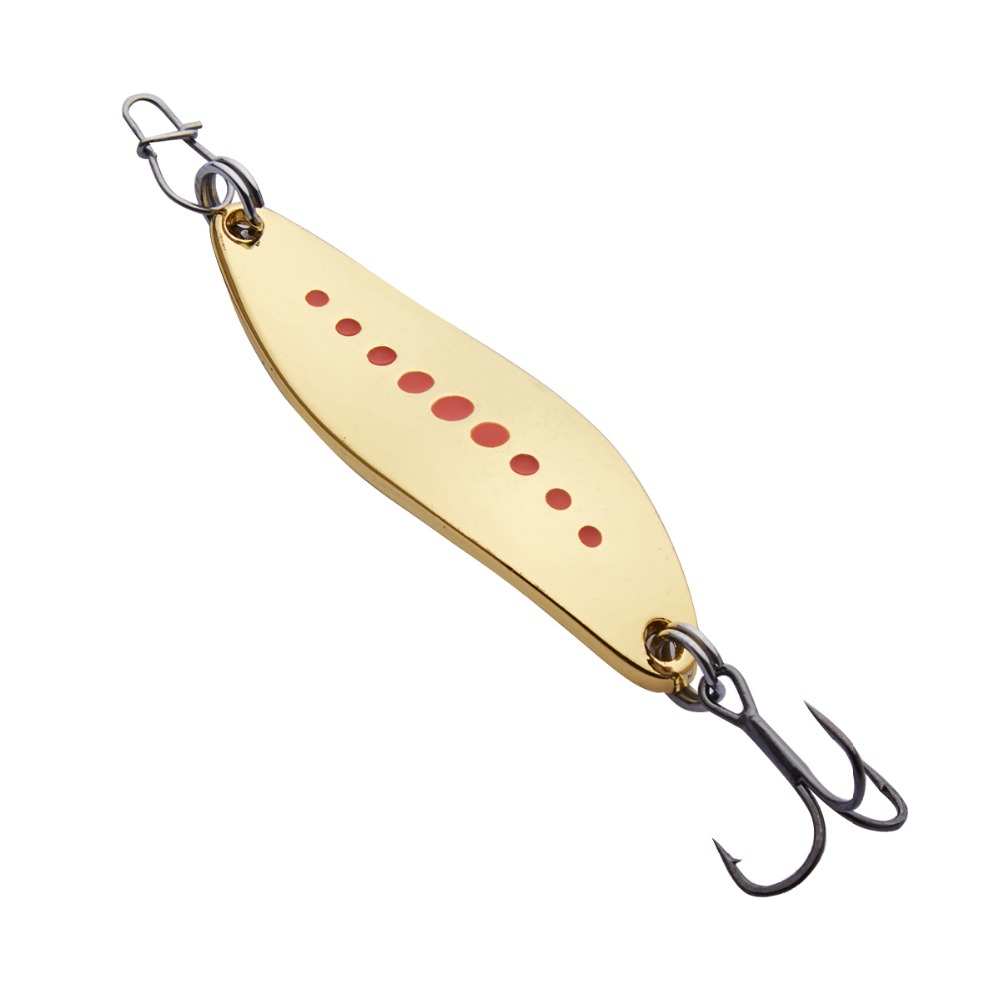APADA Spoon 012 New Leech 15g/20g strengthen Treble Hook 55-58mm Multicolor Zinc alloy Metal Spoon Feather Fishing Lures Bass