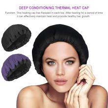 Deep Conditioning Heat Steam Cap Microwavable Micro Hair Cap Durable Hair Thermal Treatment Cap For Hair Styling Tools