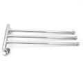 1PC Wall-Mounted Stainless Steel Swivel Bars Bathroom Towel Rack Hanger Holder Organizer