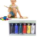 6 Color 75ml Professional Acrylic Paint Set Drawing Painting Pigment