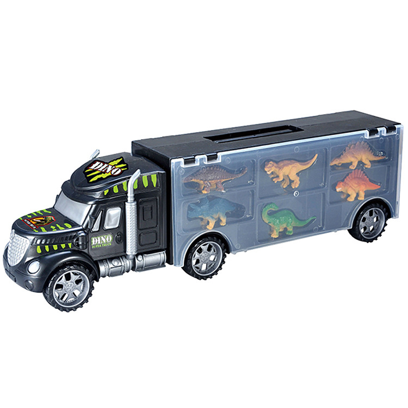 Hot Seller Small tractor Dinosaurs Transport Car Carrier Truck Toy with Dinosaur World Toys Mini Car for Children kids Toy