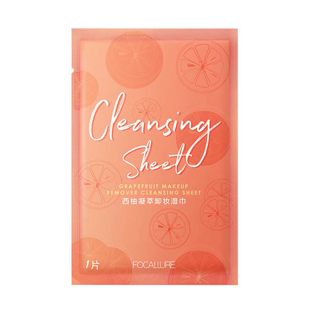 Makeup Remover Wet Wipes Grapefruit Extract Facial Cleaning Sheet Makeup Remover Pad Face Skin Cleaner Beauty Tool for Women