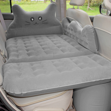 Car Air Inflatable Travel Mattress SUV Car Universal Bed Cute Back Seat Multifunctional Sofa Pillow Outdoor Camping Mat Cushion