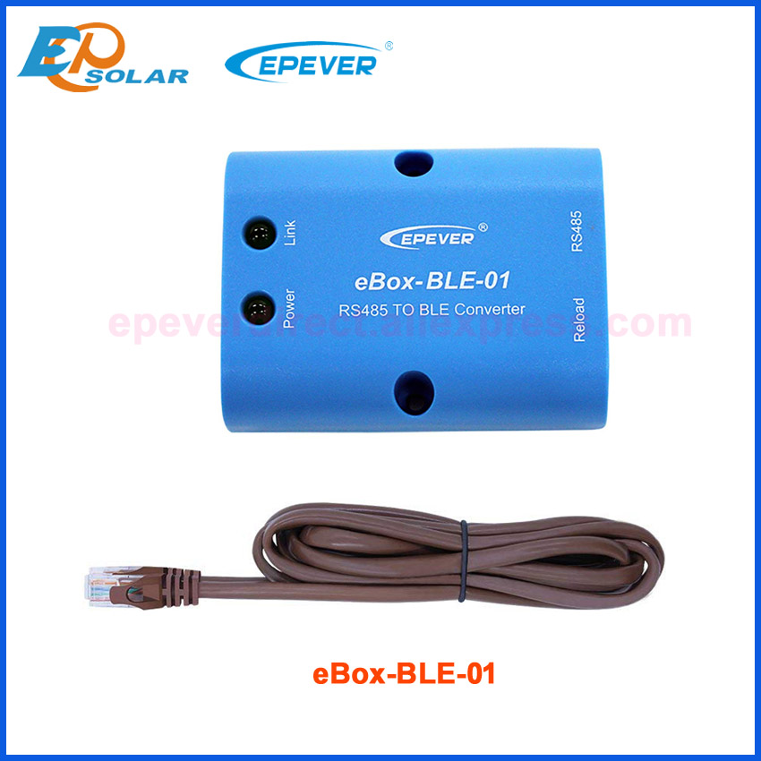 White color MT50 meter remote connected with solar controller EPEVER Tracer series as accessory