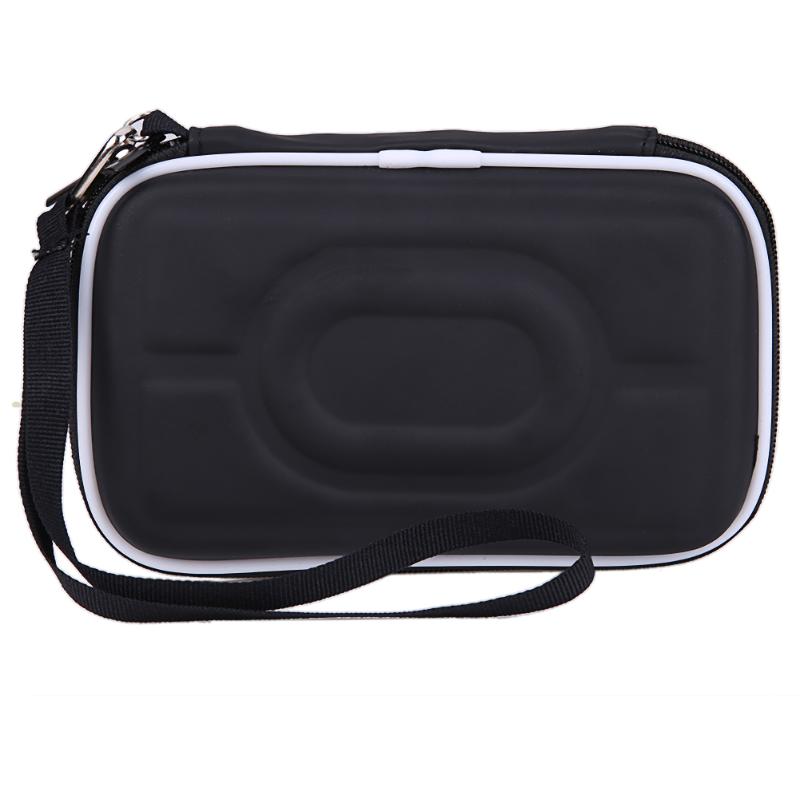 Portable Hard EVA Carrying Bag Zip-Up Closure Case Cover Pouch for 2.5 inch Hard Drive Earphones for MP3/MP4