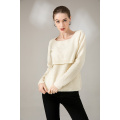 Casual all-in-one knit sweater