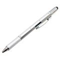 Hot Sale1pc 8 Color Creative Multi-function Ballpoint Pen Level Gauge Scale Screwdriver Tool Touch Capacitor Pen Office Supplies