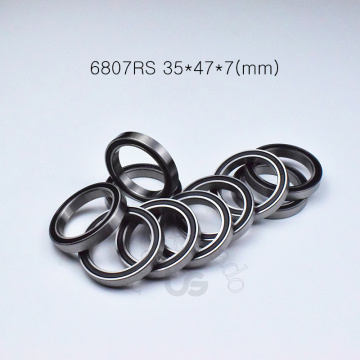 6807RS 35*47*7(mm) 1Piece bearing Metal sealed bearing 6807 6807RS chrome steel deep groove bearingS