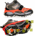 Outdoor Climbing Antiskid Crampons Winter Walk 18 Teeth Ice Fishing Snowshoes Manganese Steel Slip Shoe Covers