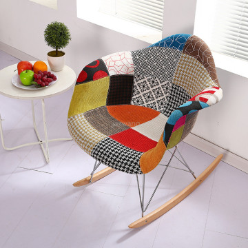 Nordic Leisure Living Room Chair Furniture Plastic Creative Chair Balcony Minimalist Modern Rocking Chair Multi Optional Chairs