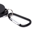 Retractable Pull Key Ring ID Badge Lanyard Name Tag Card Holder Recoil Reel Belt Clip Metal Housing Metal Covers Key Ring