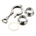 19-51MM Tri Clamp Pipe OD 304 Stainless Steel Sanitary Pipe Ferrules Gasket Set Ferrule OD For Homebrew Diary Product