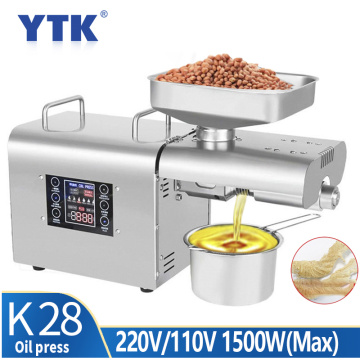 220V / 110V 1500W (Max) Full Automatic Temperature Controlled Oil Press Flax Seed Peanut Oil Cold Press Oil Press Oil Press