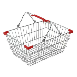 Supermarket Shopping Metal Wire Basket