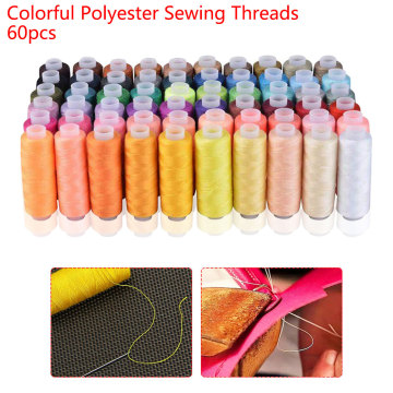 250 Yards Machine Embroidery Thread 6x1cm Colorful 60pcs DIY Sewing Thread Kit Thread Sewing Supplies Hand Sewing Machine Sewing