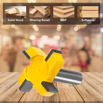 2019 Original CNC Spoilboard Surfacing Router Bit 1/2 Inch Shank Carbide Tipped for Wood Woodwork Cutting Tools Kits Accessories