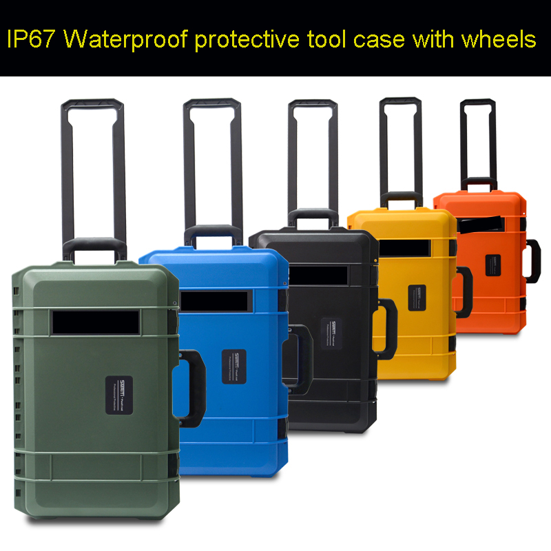 high quality waterproof Protective tool case Multi-function Camera Equipment Tie rod aviation Hold-all Instrument packing box