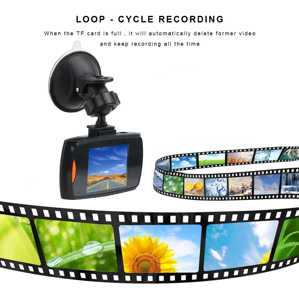 LEEPEE Car DVR Driving Recorder Video 2.7 Inch HD 2600W Camera 6pcs IR LED Night Vision Multi-language Support Auto Electronics