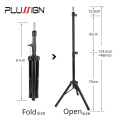 Adjustable Wig Tripod Stand And Canvas Head 21Inch To 25Inch Wig Accessories Display Styling Head Professional Wig Making Tools