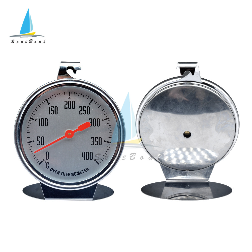 0-400 Degree Stainless Steel Barbecue BBQ Smoker Grill Oven Thermometer Temperature Gauge Celsius Household Thermometers