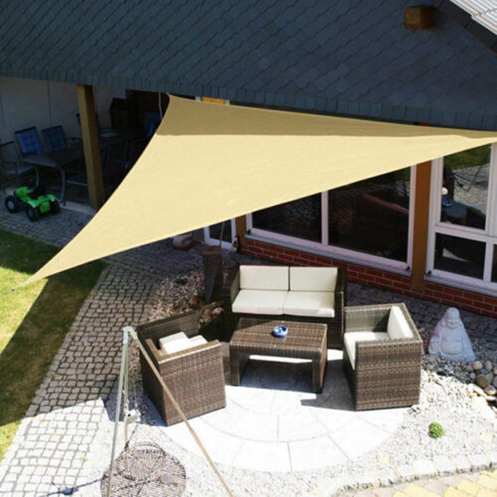 2M/3M/3.6M Waterproof Sun Shade Shelter Sunshade Protection Outdoor Cover Garden Patio Pool Shade Sail Awning Camping 2m/3m/3.6m