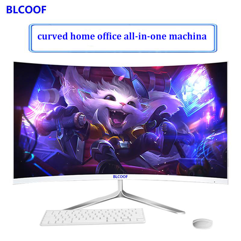 24 inch "curved Surface all-in-one machine surface intel core i5 Processors home office desktop computer games built in wifi