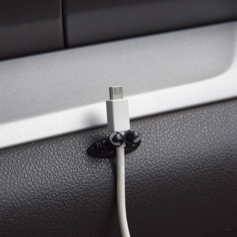 Auto Fastener Clip Wire Car-styling Fixed Clamp 8Pcs Charging USB Cable Fixing Magnetic Interior Car Accessories Holder Wireless