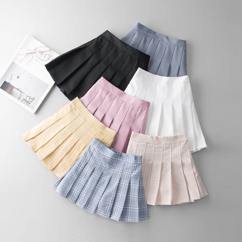 Baby Toddler Children Clothing School Plaid Girls Skirt Bottoming Princess Pleated Skirts Kids Short SKirt Summer Child Clothes