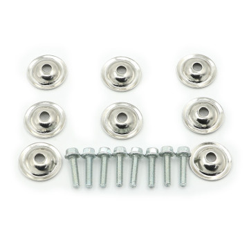 10PCS UTV Bolts & Washers Steel Skid Plate for Polaris 7556065 ATV Quad ATP RANGER RZR RANGER RZR 