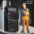 Baofeng UV5R Walkie Talkie 8W Amateur Radio Portable 8W UV-5R VHF/UHF Radio Dual Band Two Way Radio Original Brand Hunting Ham