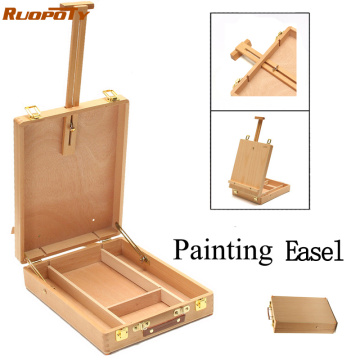 Easel Multifunctional Painting Artist Easel Art Drawing Paint Supply Wood Table Retractable Box Board Hardware Art Supplies