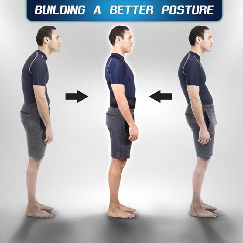 Fajas Para Men&Women Back Support Adjustable Magnetic Posture Corrector Brace Back Belt Lumbar Support Orthopedic Shapewear US