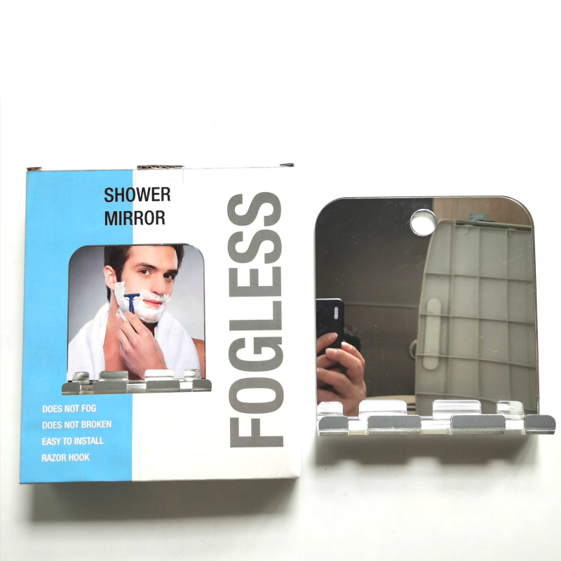 Hook Hanging Shaving Mirror Shower Makeup Mirror Fog Free Bath Mirror Bathroom Shaving Mirror Bathroom Gadgets Storage Razor